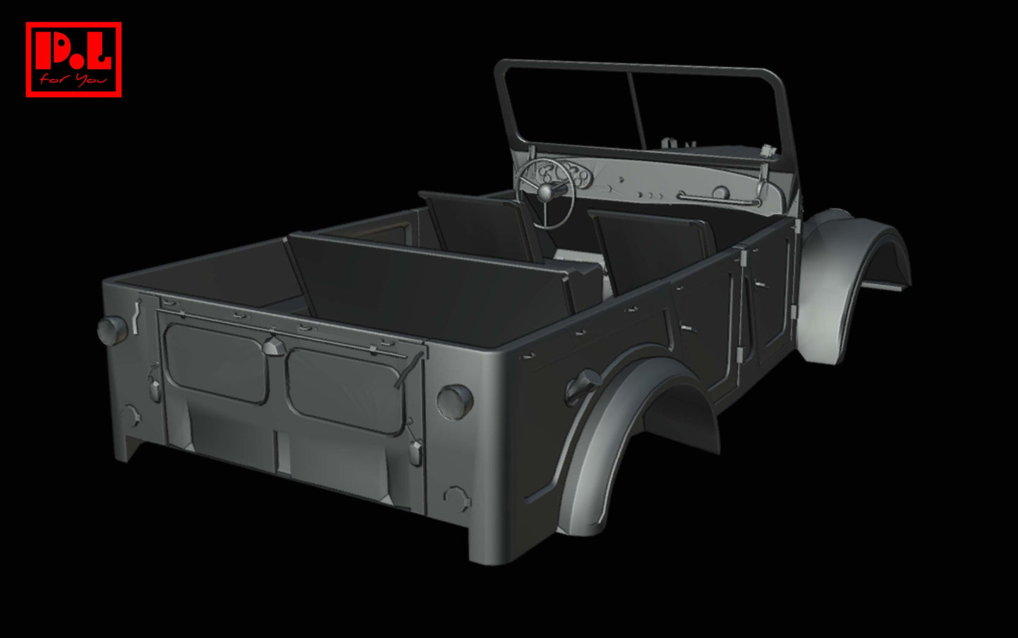 GAZ-69 — 3D print STL files