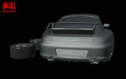 Porsche 911 (996) GT2 — 3D print STL files