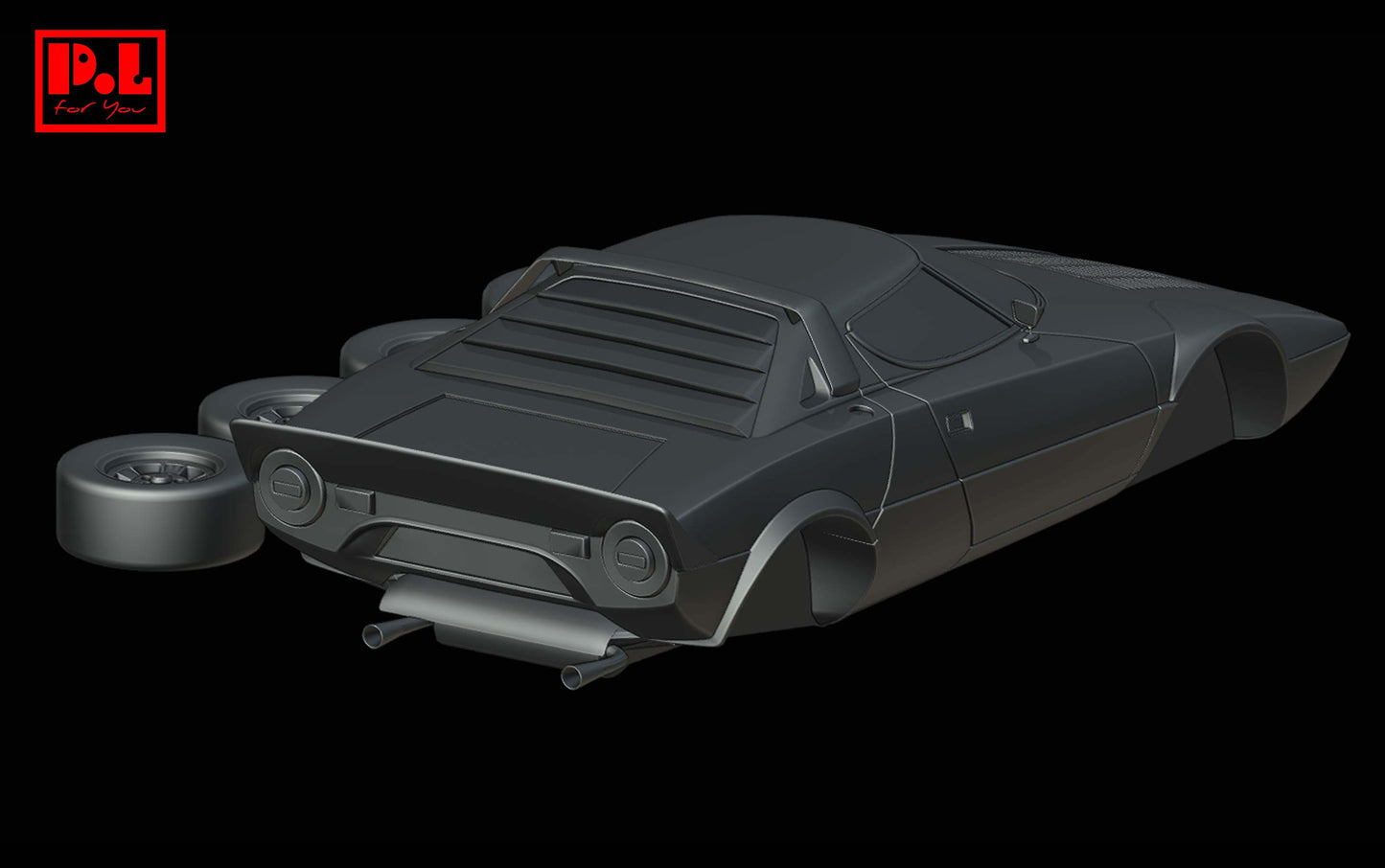 Lancia Stratos HF Stradale — 3D print STL files