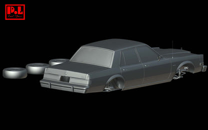 Dodge Diplomat 4-Door Sedan (1977) - STL files