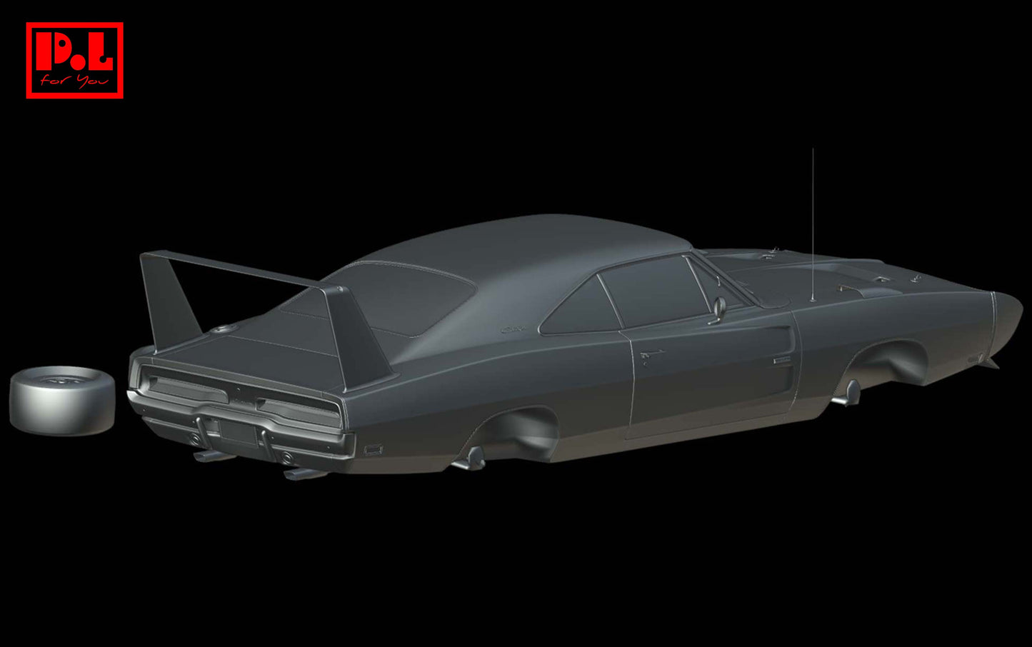 Dodge Charger Daytona (1969) - STL files