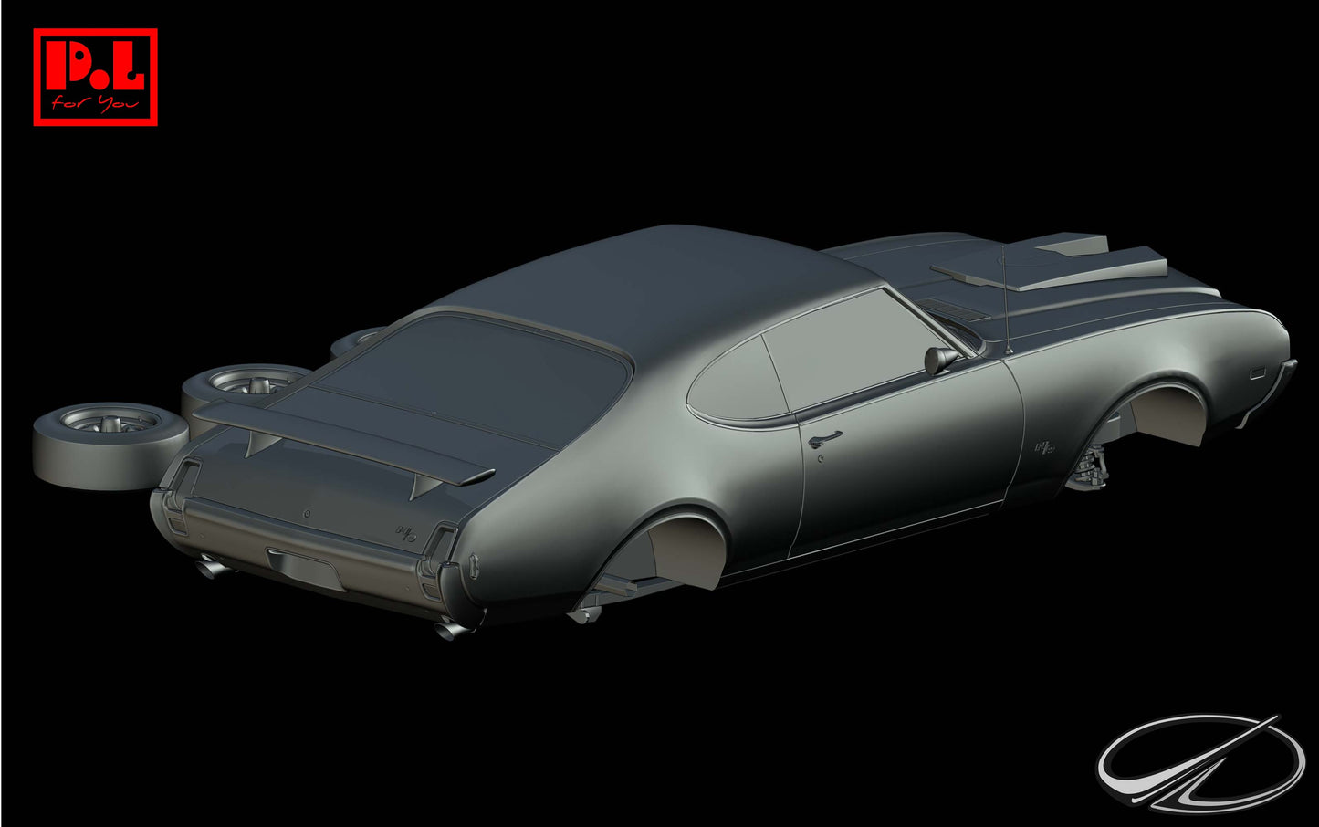 Oldsmobile 442 Hurst (1969) - STL files