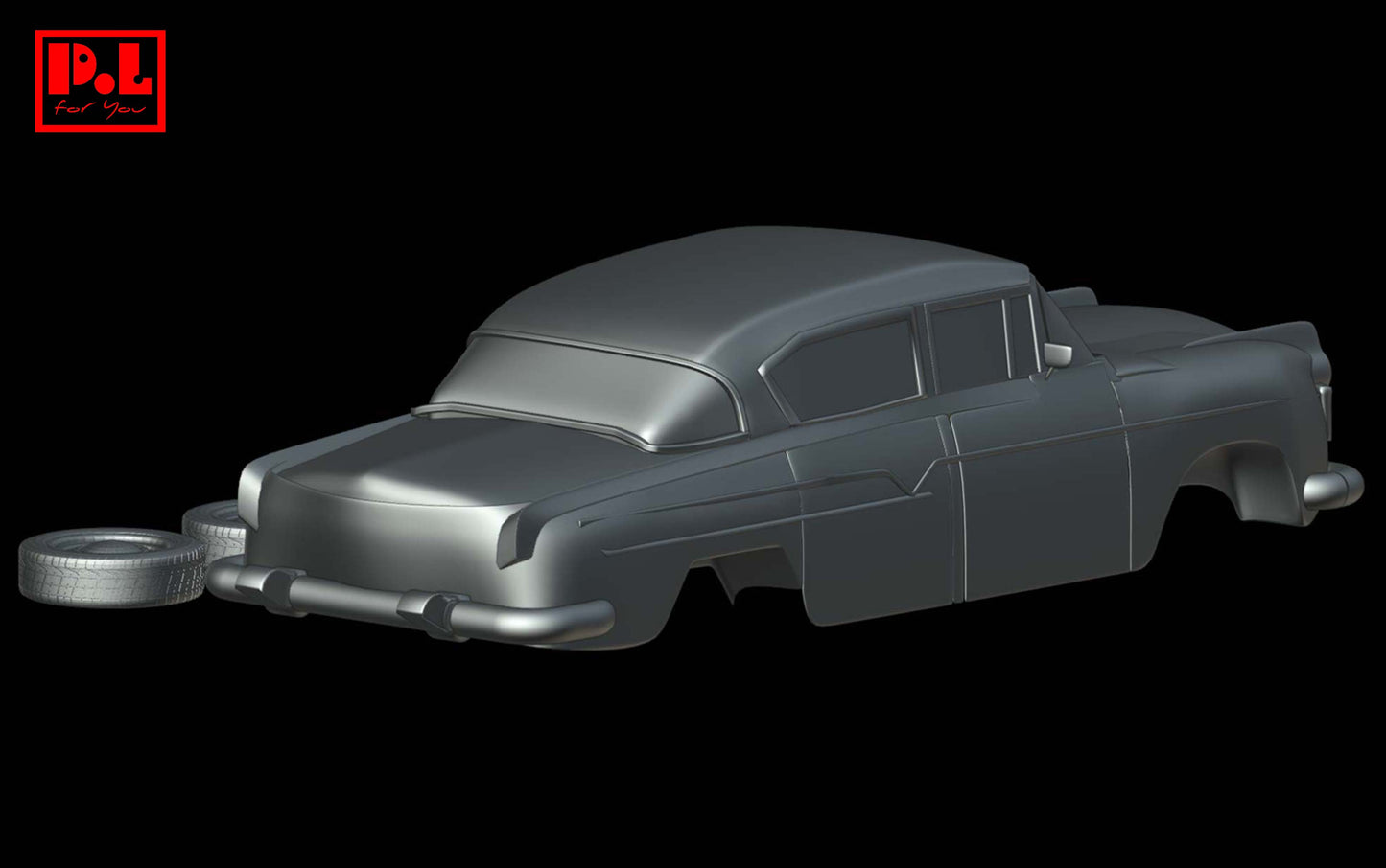 Hudson Hornet 2nd Gen Sedan (1956) - STL files