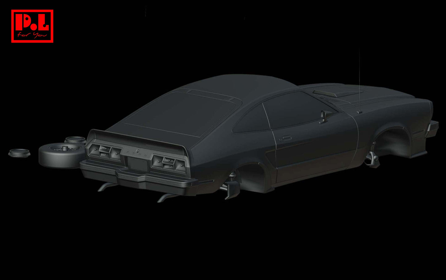 Ford Mustang II King Cobra (1978) - STL files