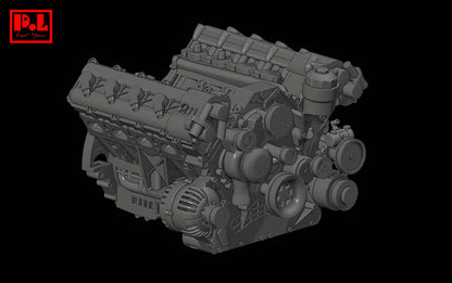 Mercedes-AMG M156-M159 V8 engine — 3D print STL files