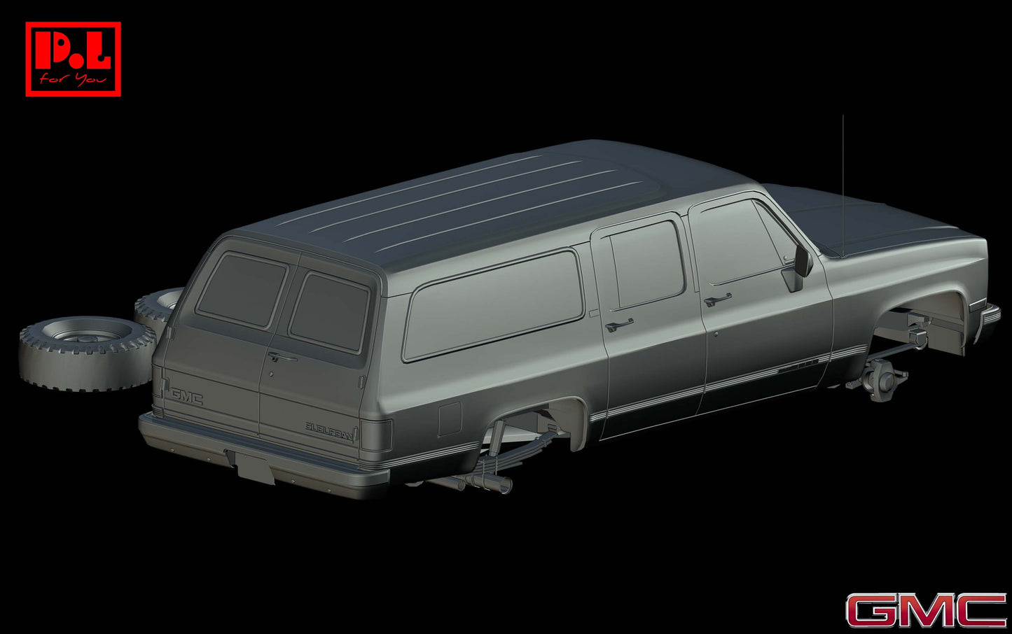 GMC Suburban 2500 (1989) - STL files