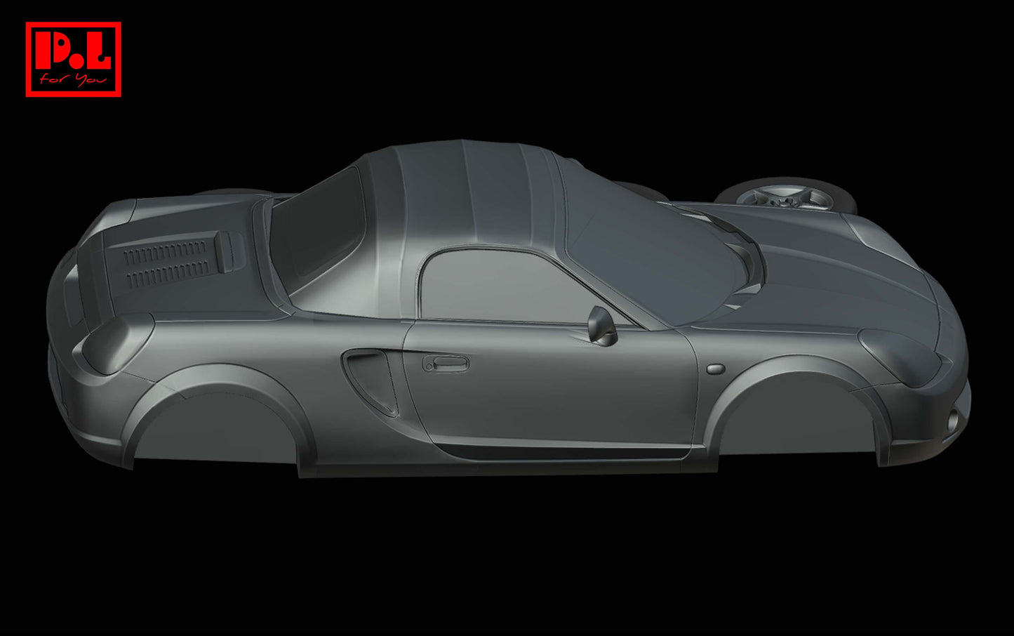 Toyota MR2 (W30) — 3D print STL files
