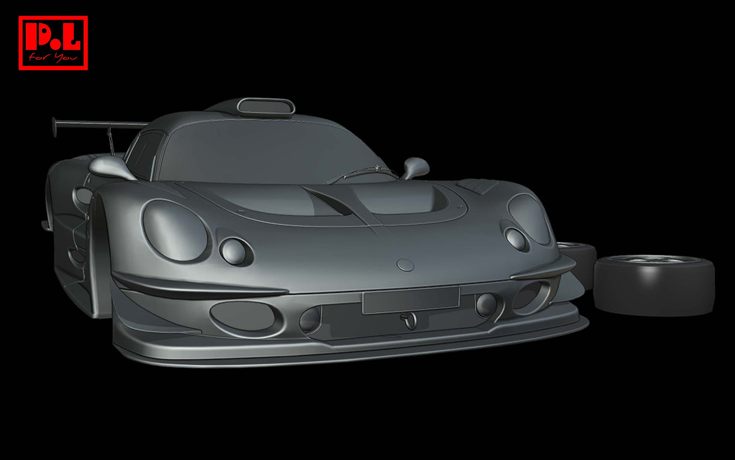 Lotus Elise GT1 (1997) - STL files
