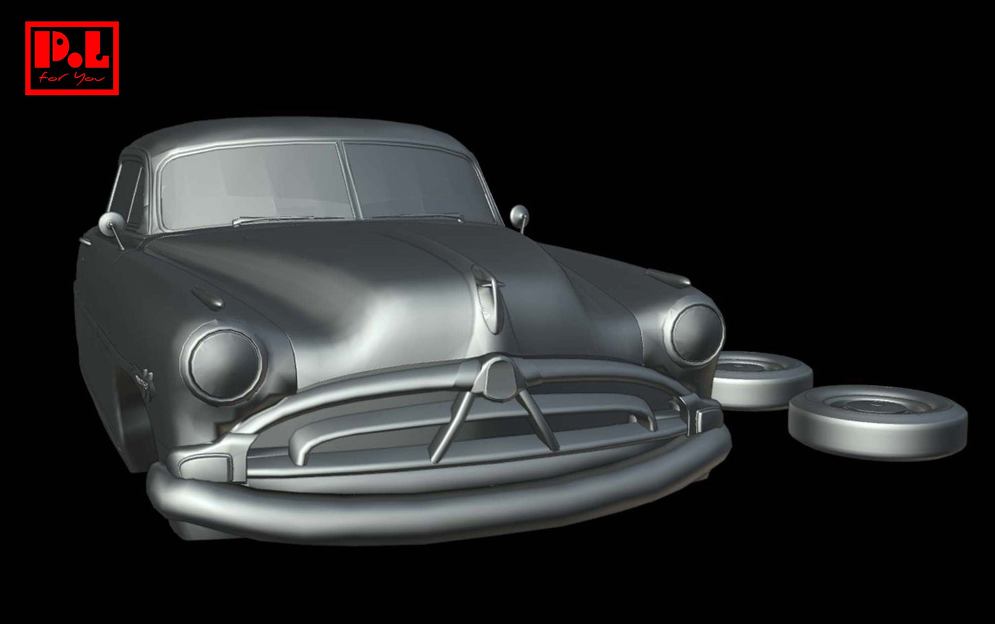 Hudson Hornet 1st Gen 2-Door Coupe (1951) - STL files