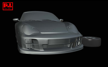 Porsche 911 (996) GT2 — 3D print STL files