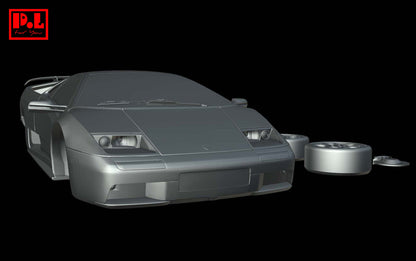 Lamborghini Diablo VT 6.0 — 3D print STL files