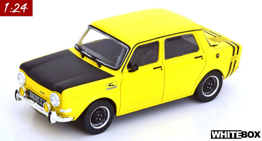 White Box 1:24 Simca 1000 Rallye 2 Yellow Black (WB124153)