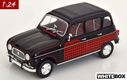 White Box 1:24 Renault 4L Parisienne Black Red (WB124151)