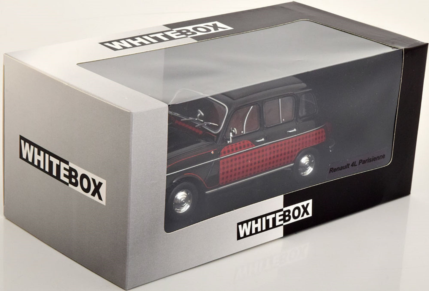 White Box 1:24 Renault 4L Parisienne Black Red (WB124151)