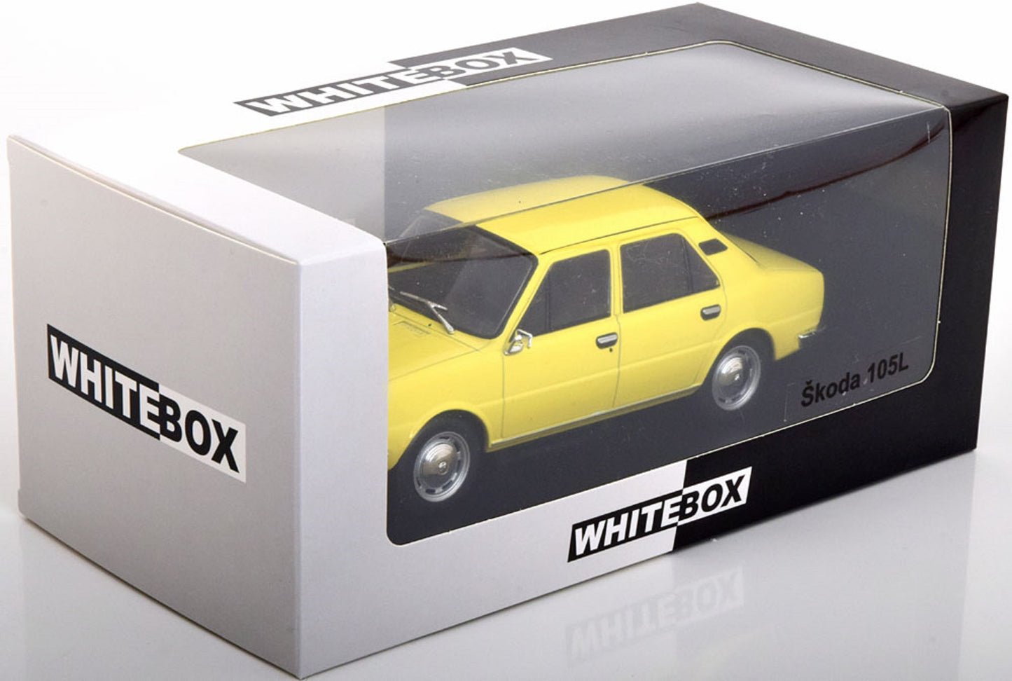 White Box 1:24 Skoda 105L Lightyellow (WB124163)