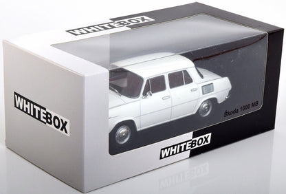 White Box 1:24 Skoda 1000 MB White (WB124162)