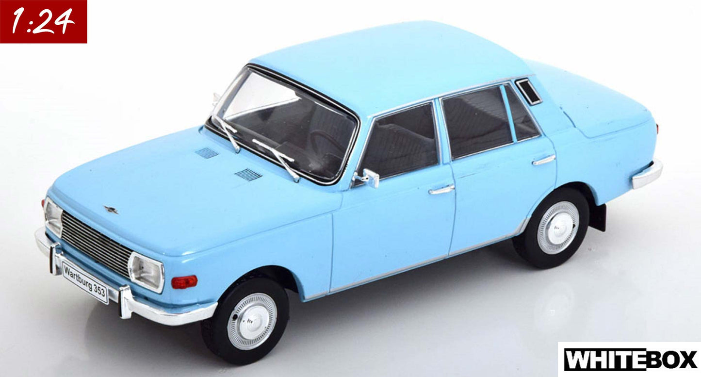 White Box 1:24 Wartburg 353 Lightblue (WB124159)