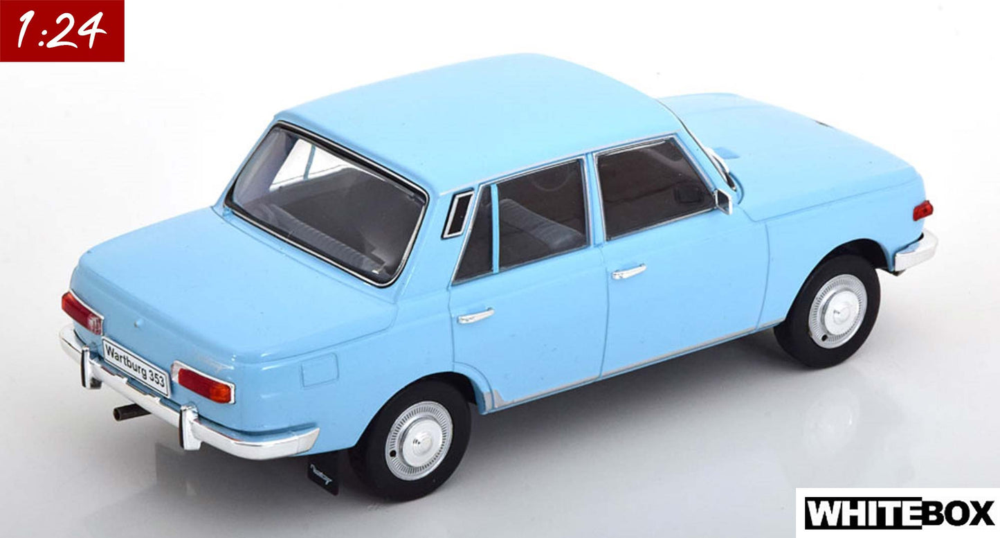 White Box 1:24 Wartburg 353 Lightblue (WB124159)