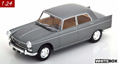 White Box 1:24 Peugeot 404 Saloon greymetallic (WB124160)