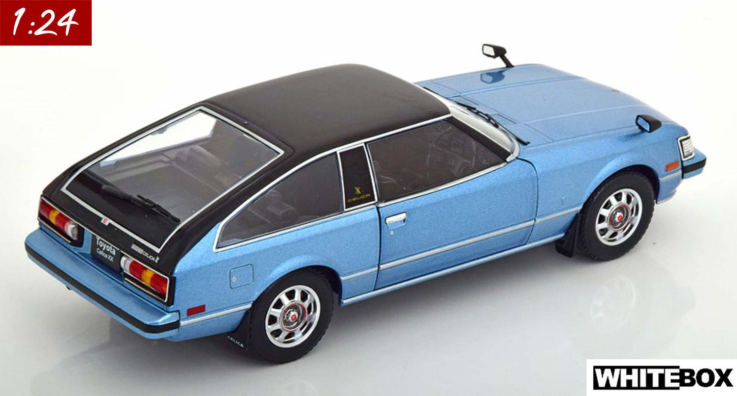 White Box 1:24 Toyota Celica XX lightblue-metallic black (WB124155)