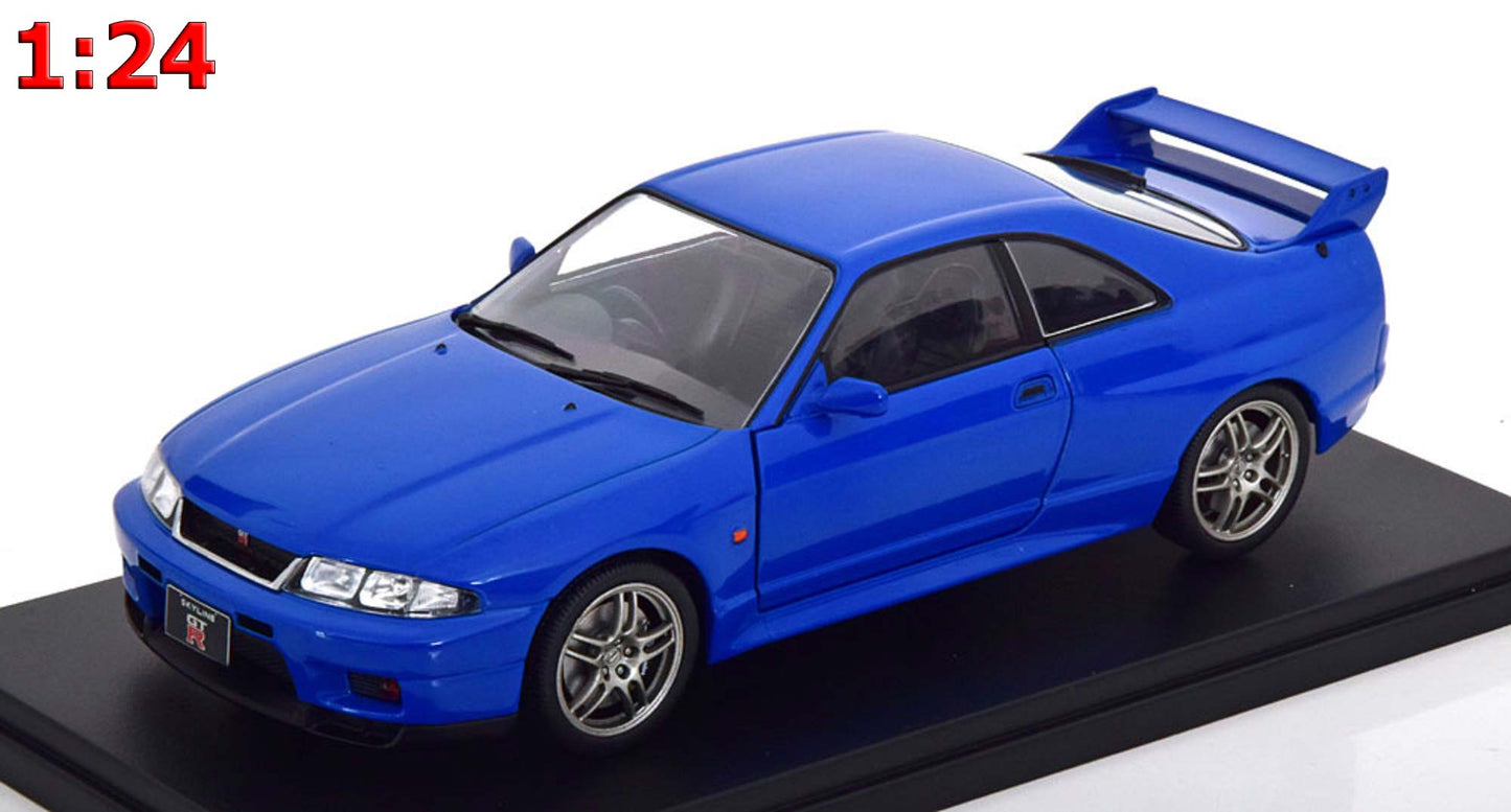 White Box 1:24 Nissan Skyline GT-R (R33) Blue (WB124172-O)