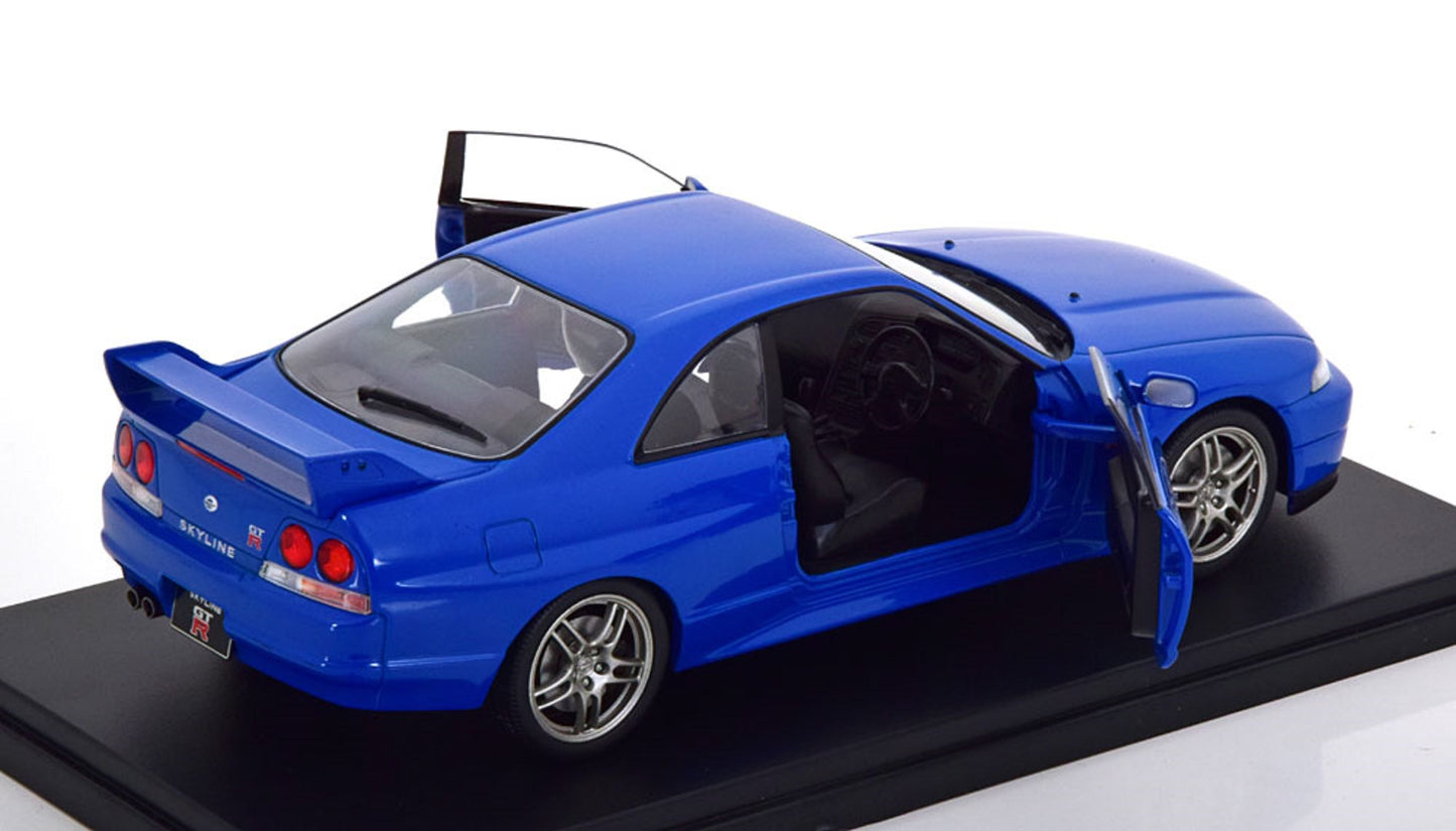 White Box 1:24 Nissan Skyline GT-R (R33) Blue (WB124172-O)