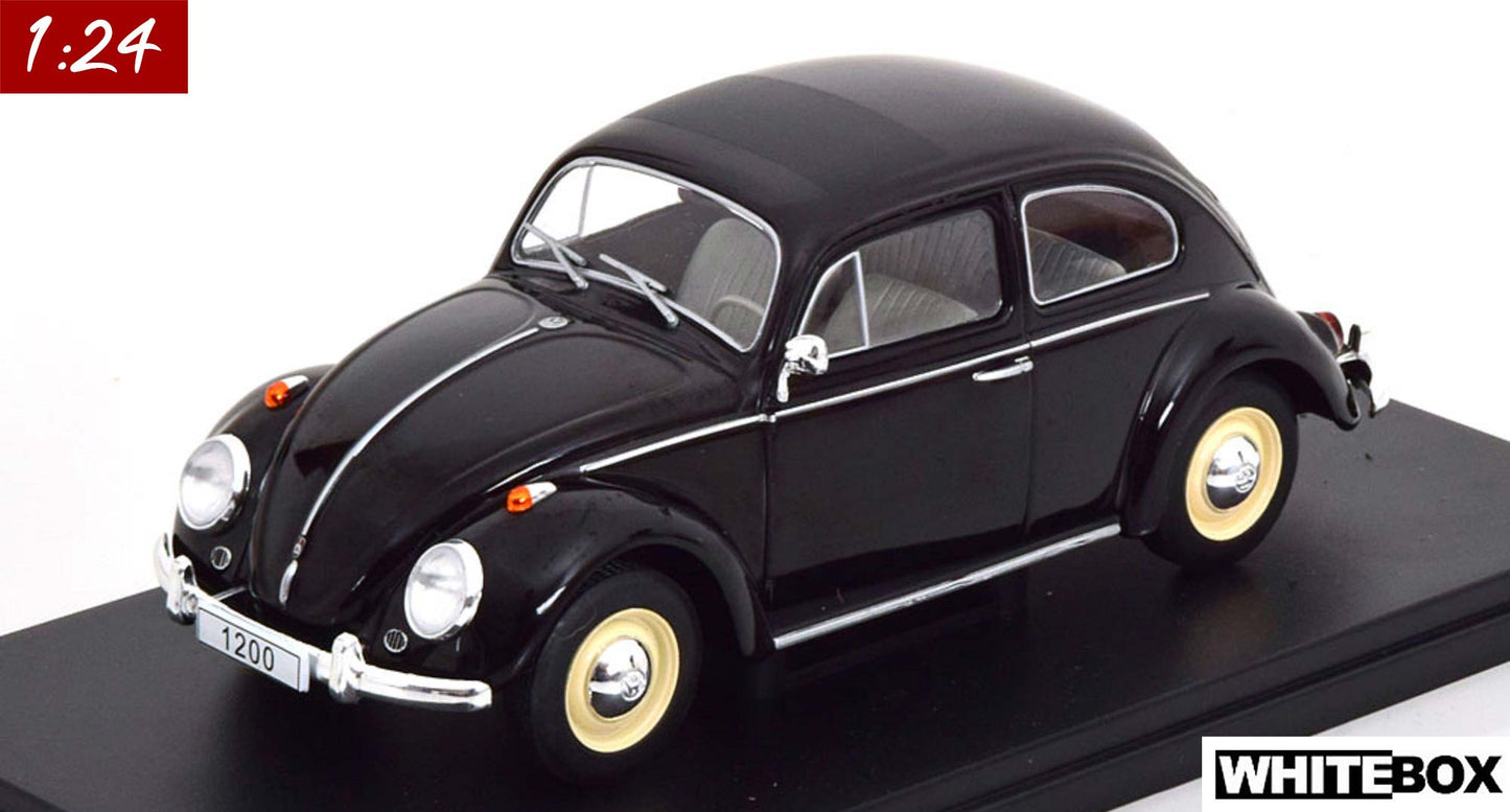 White Box 1:24 Volkswagen Beetle (VW Käfer) 1200 Black (WB124177)