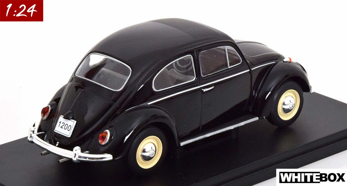 White Box 1:24 Volkswagen Beetle (VW Käfer) 1200 Black (WB124177)