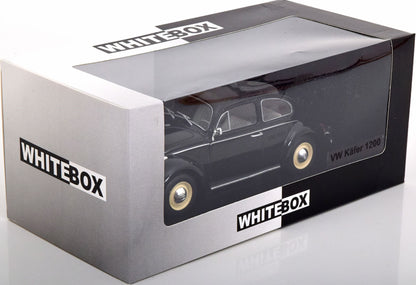 White Box 1:24 Volkswagen Beetle (VW Käfer) 1200 Black (WB124177)