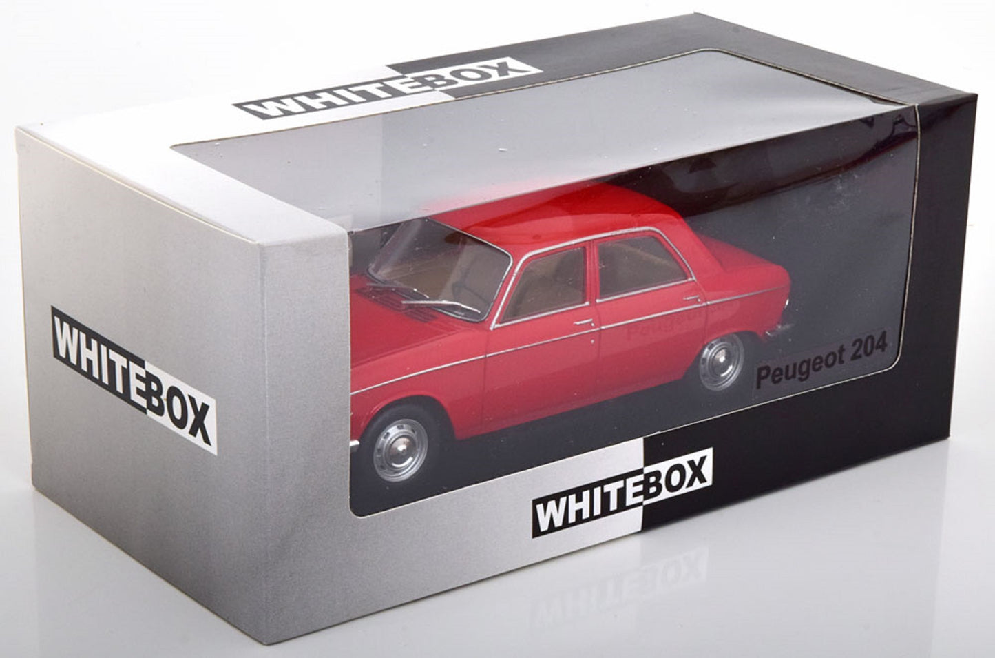 White Box 1:24 Peugeot 204 Red (124181)