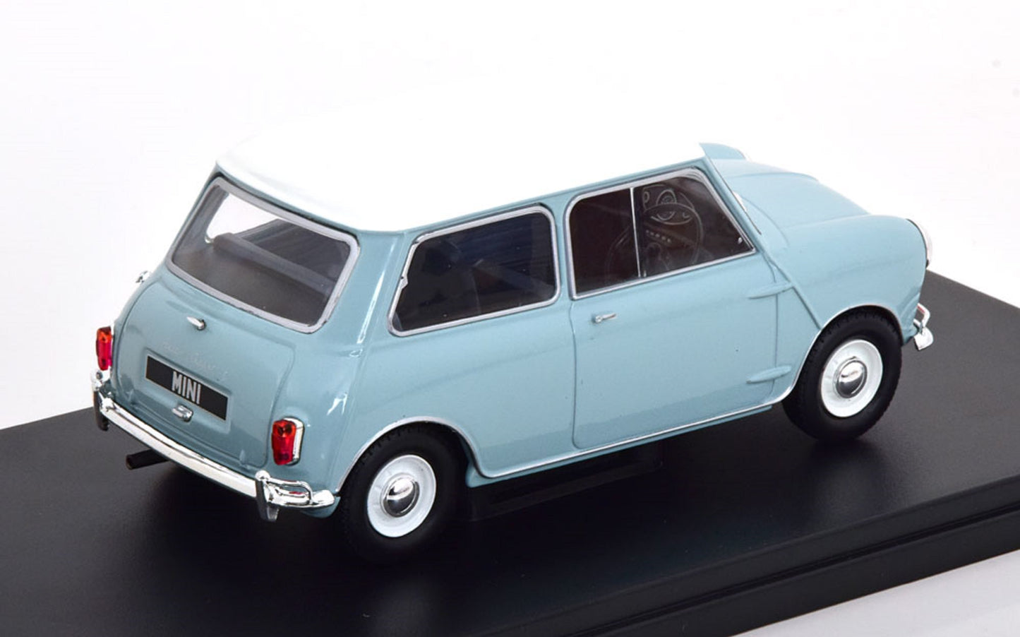 White Box 1:24 Austin Mini Cooper S Lightblue White (124183)