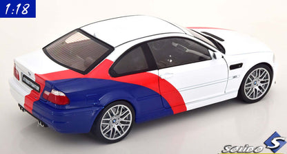 Solido 1:18 BMW M3 E46 Street Fighter (2000) White Darkblue Red (S1806505)