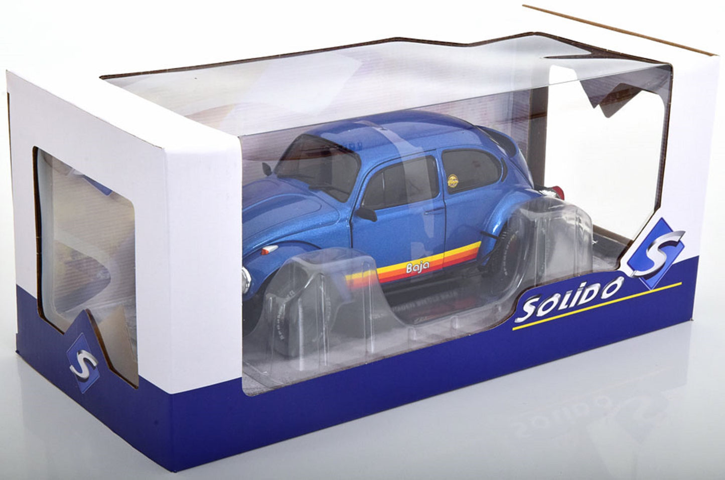 Solido 1:18 Volkswagen Beetle (VW Käfer) Baja (1975) bluemetallic (S1809601)