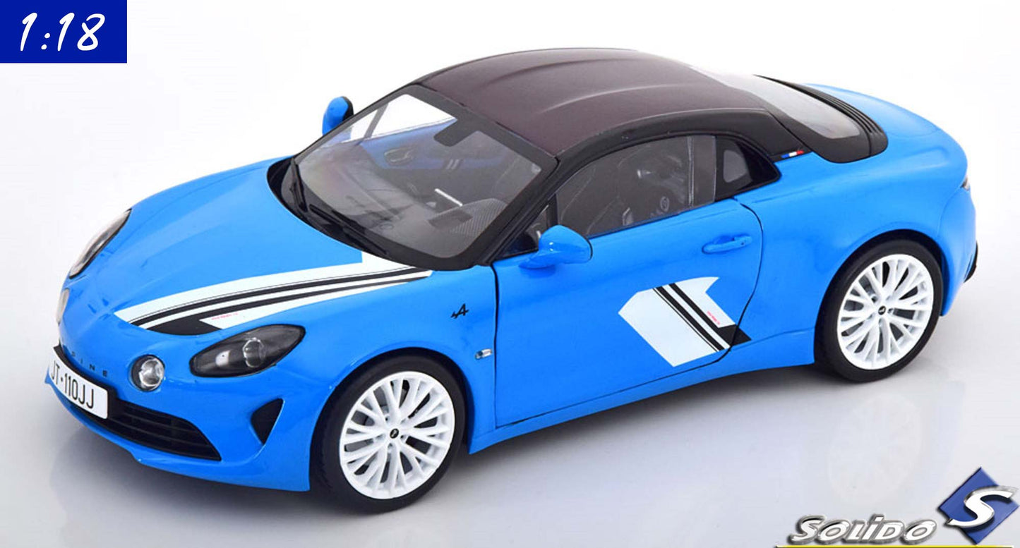 Solido 1:18 Alpine A110 San Remo 73 (2023) lightblue white black (S1801625)