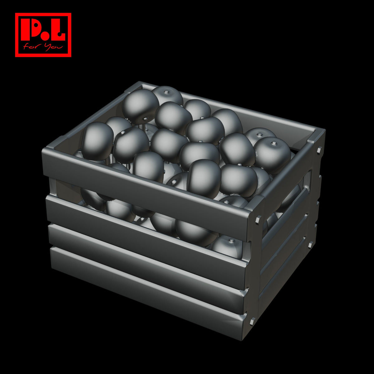 Apple box — 3D print STL files