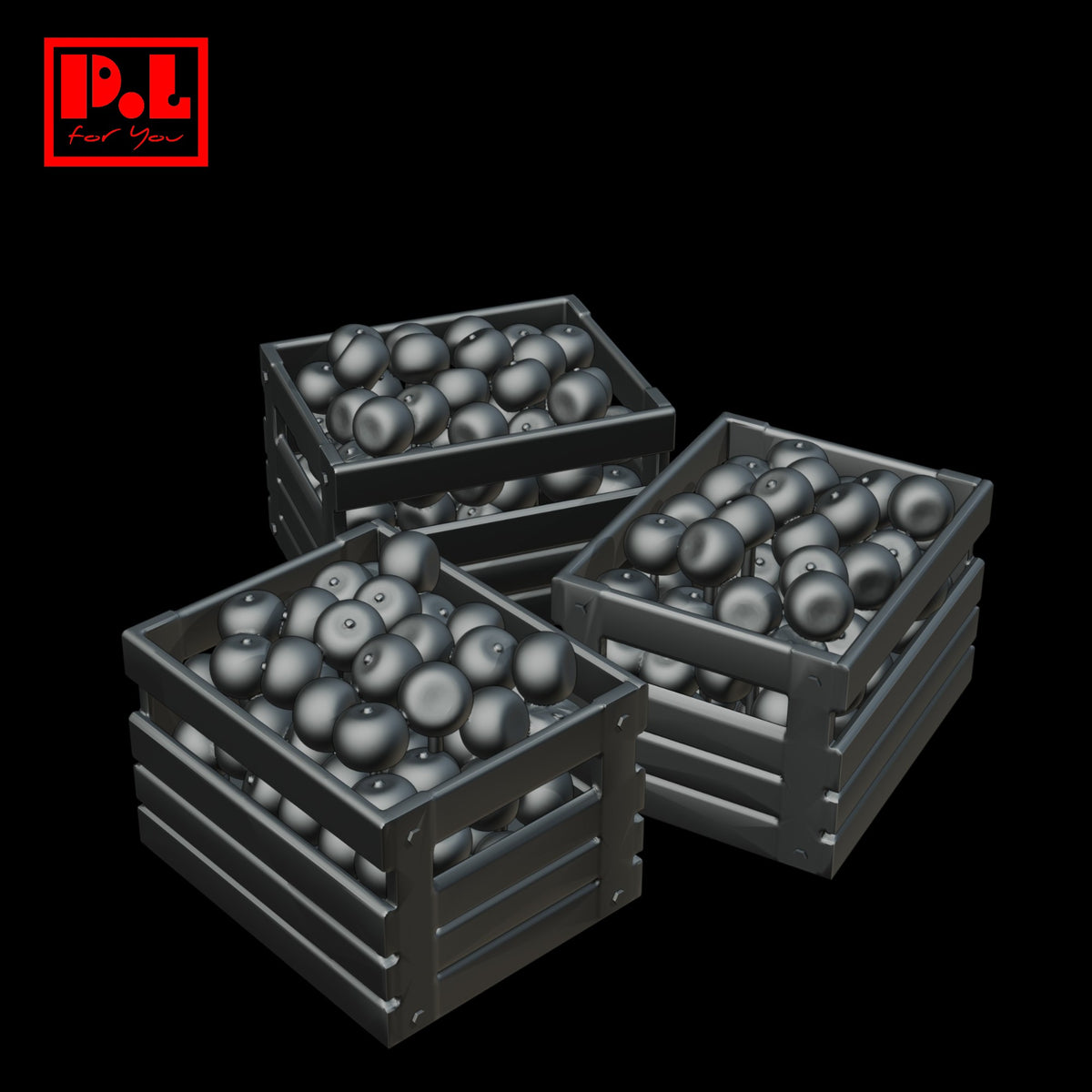 Apple box — 3D print STL files