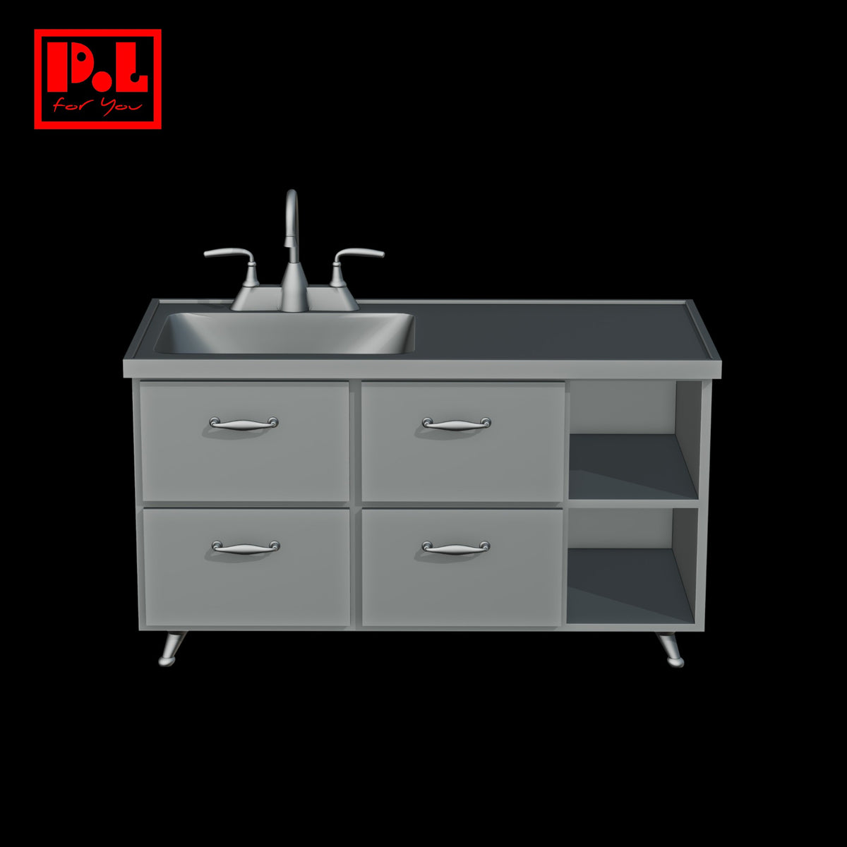 Bathroom furniture — 3D print STL files