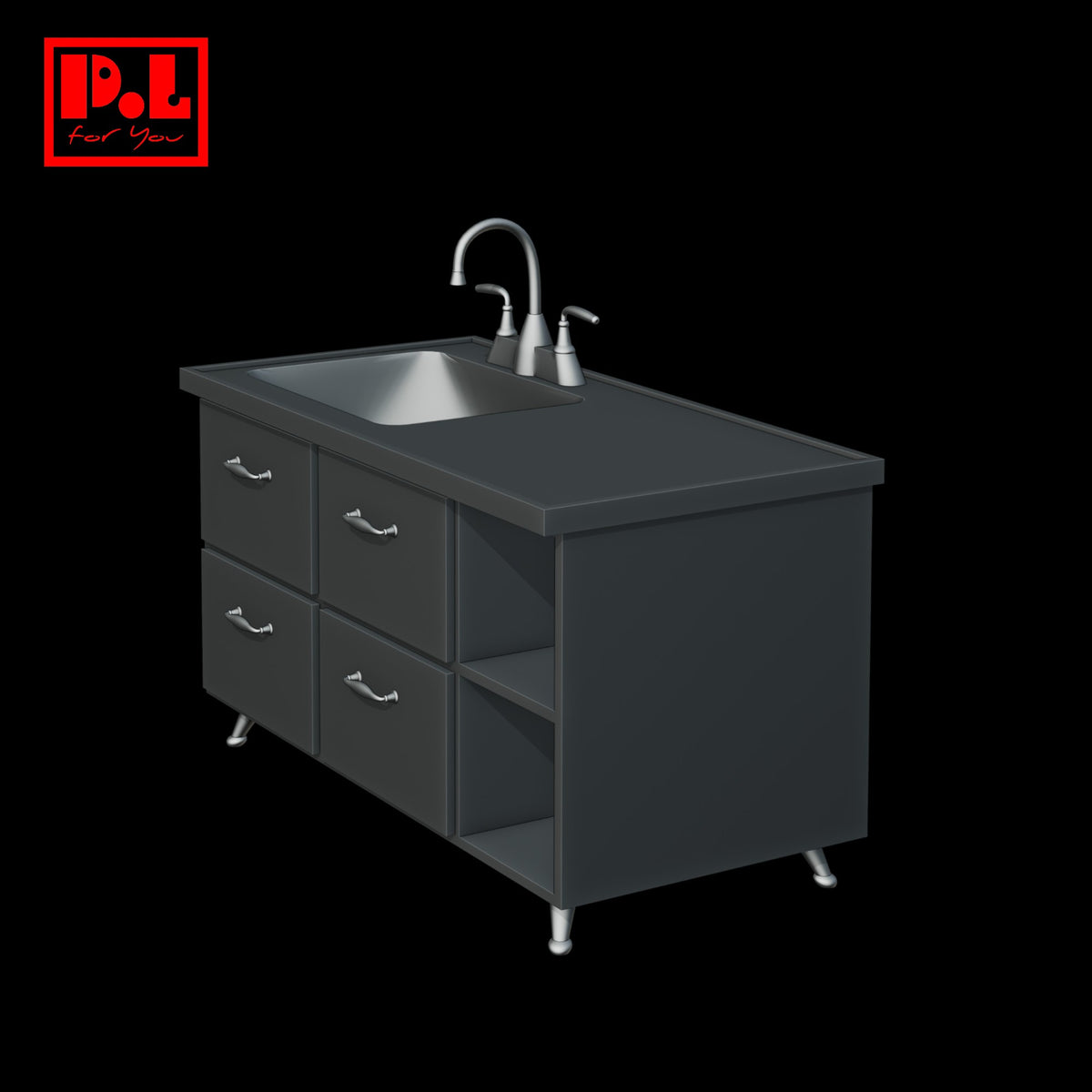Bathroom furniture — 3D print STL files