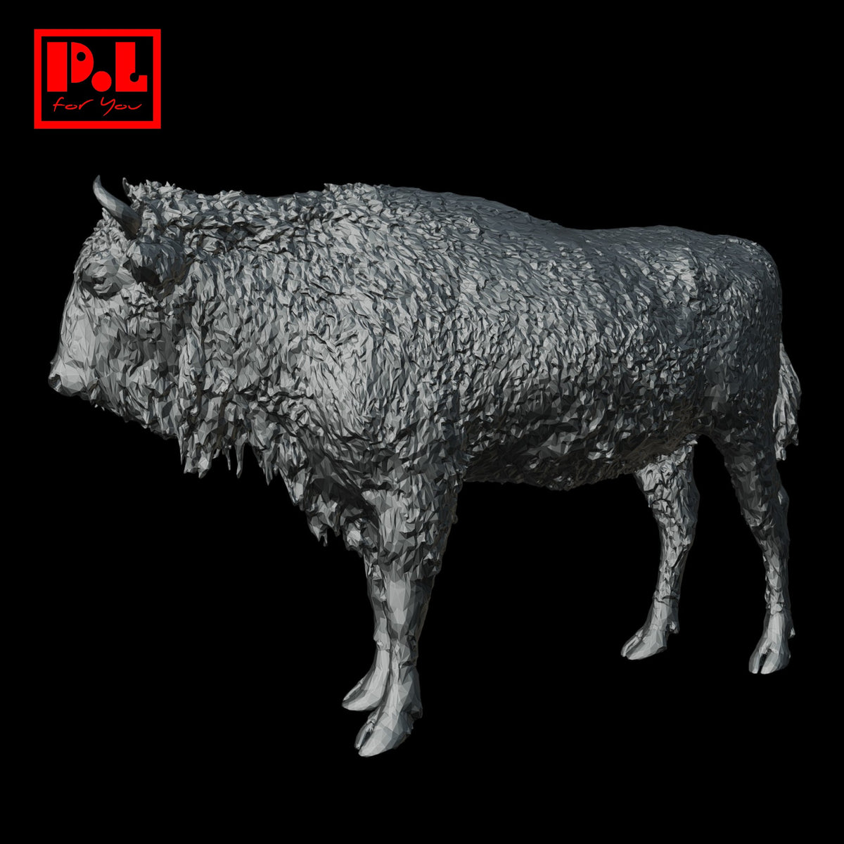 Bison — 3D print STL files