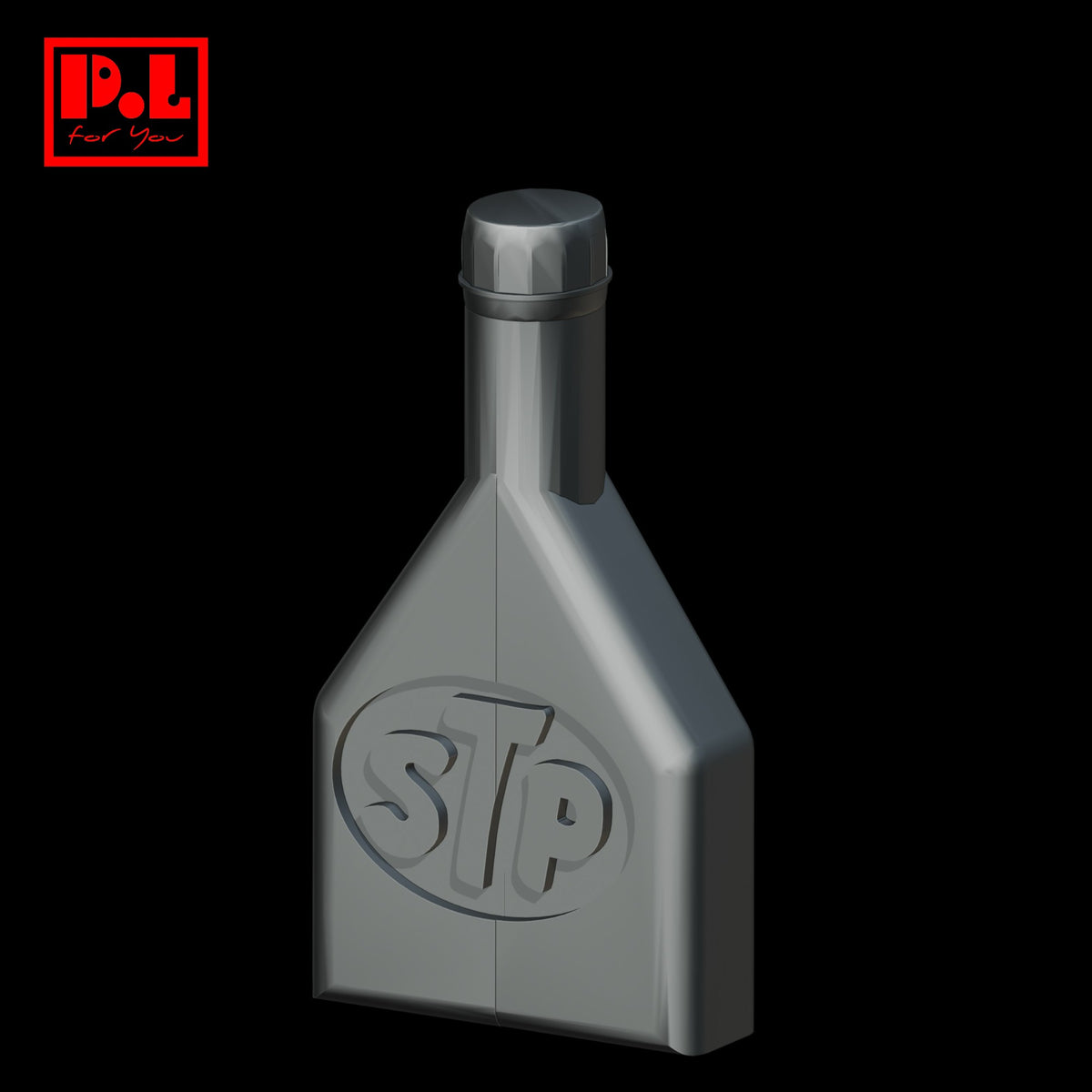 Bottle of STP additive — 3D print STL files