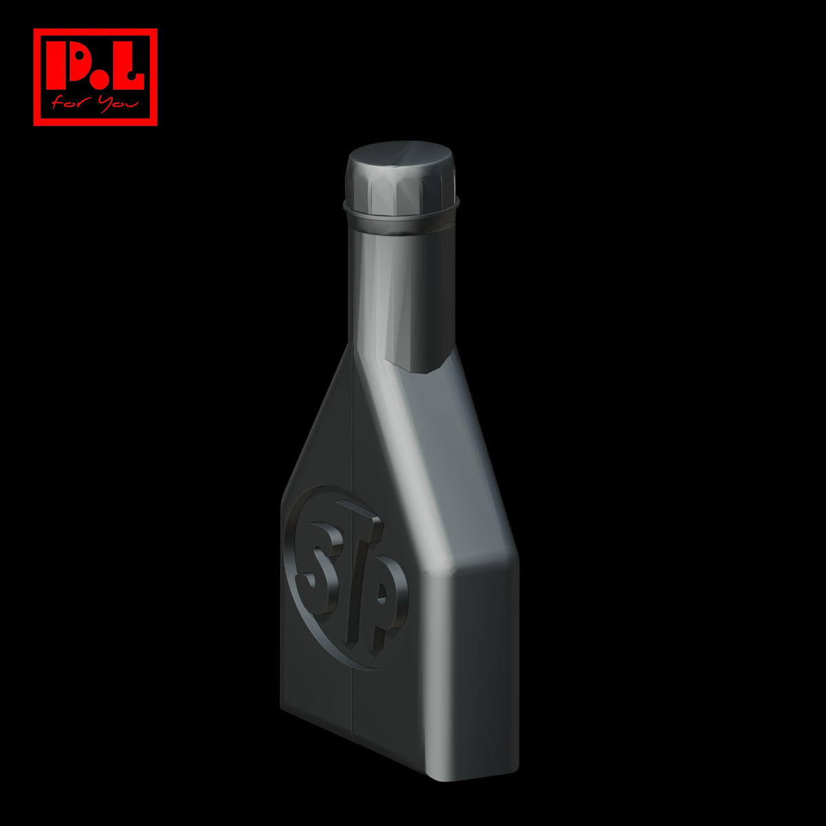 Bottle of STP additive — 3D print STL files