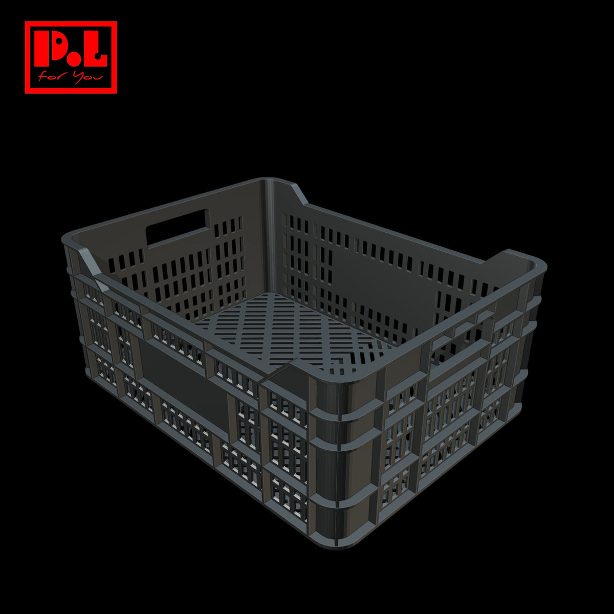 Box for vegetables, fruits, berries and mushrooms — 3D print STL files