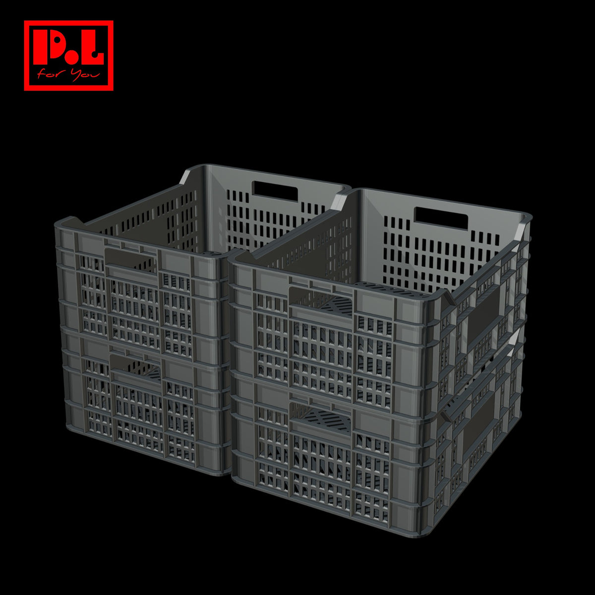Box for vegetables, fruits, berries and mushrooms — 3D print STL files