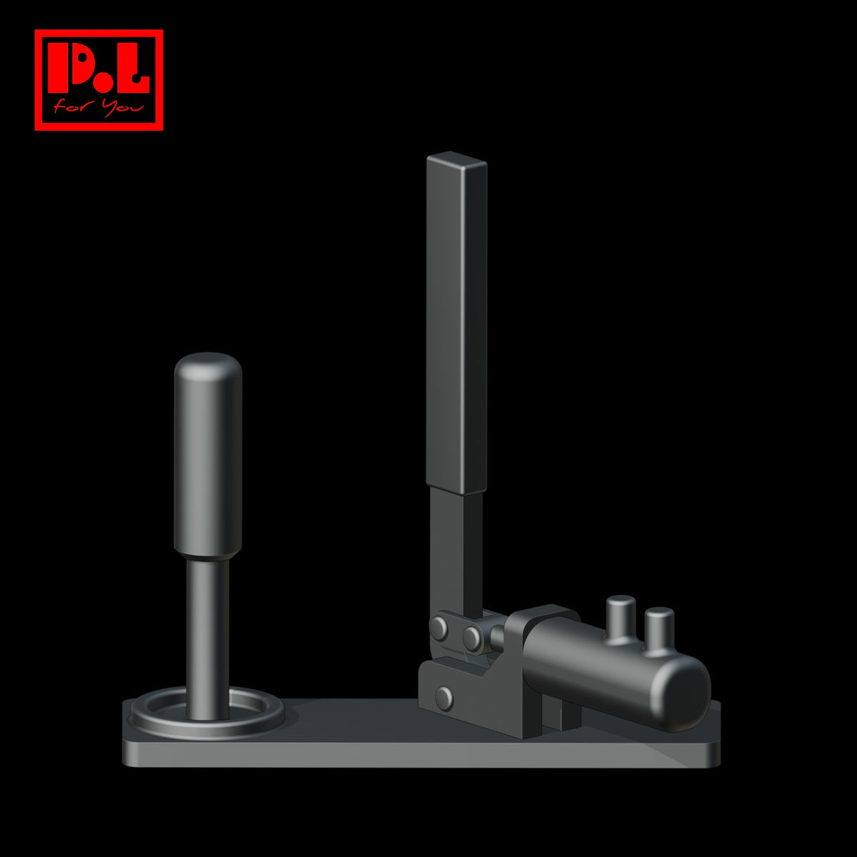Car Shifter + E-Brake — 3D print STL files