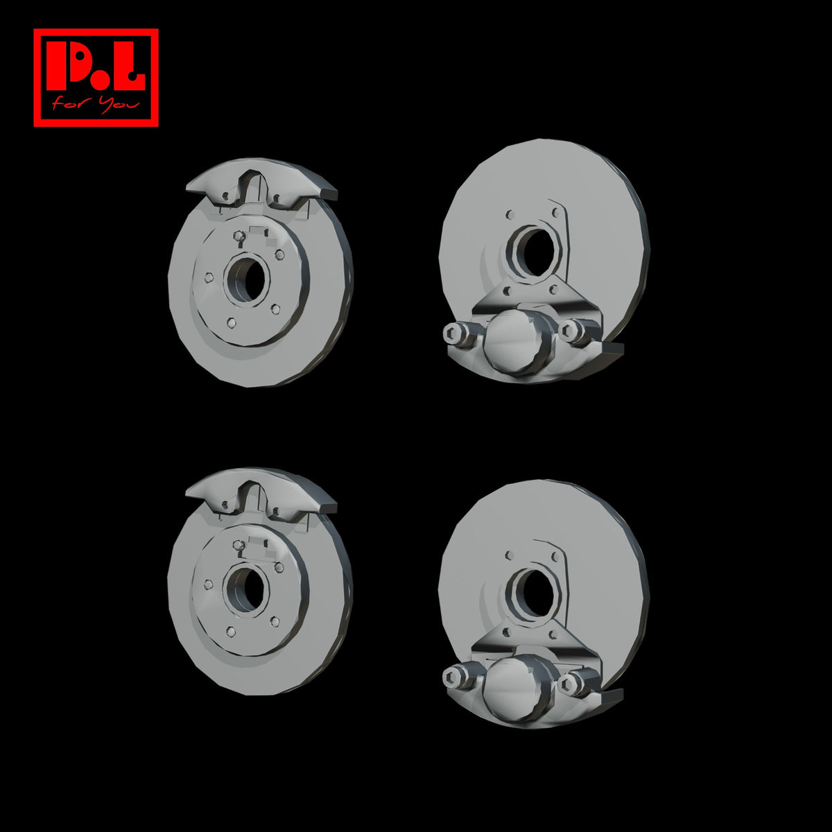 Car brakes — 3D print STL files