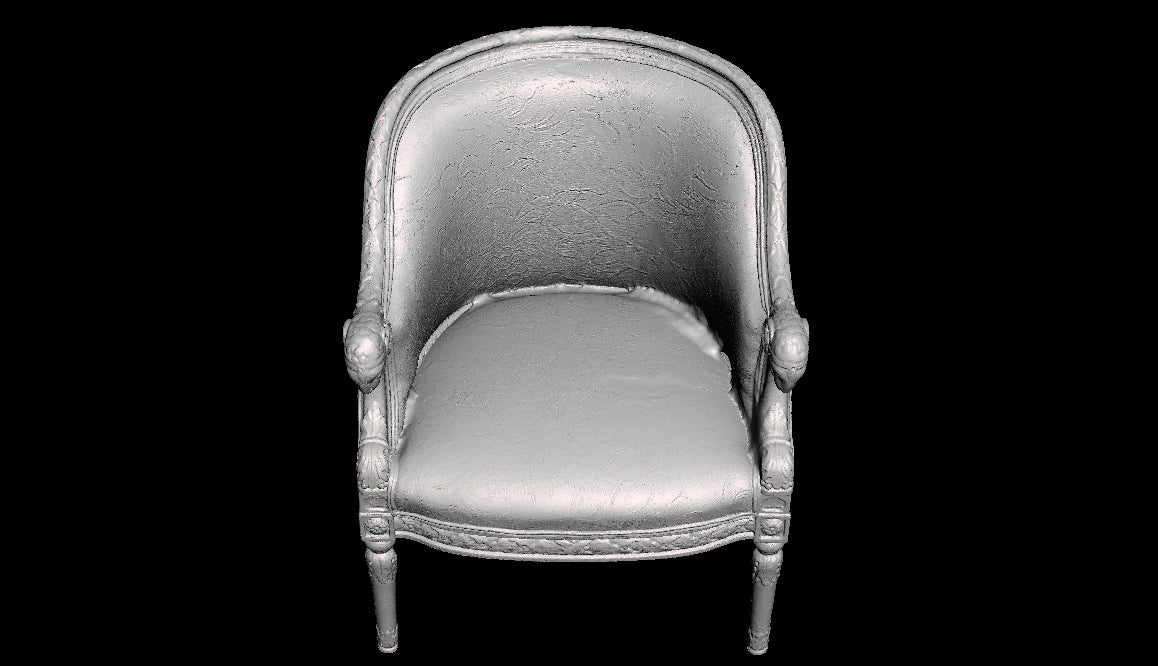 Chair Classy with Ram's Head Arms