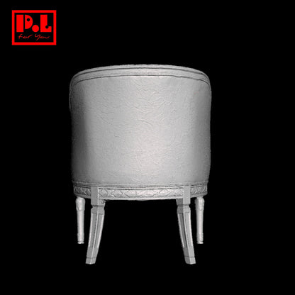 Chair Classy with Ram's Head Arms — 3D print STL files
