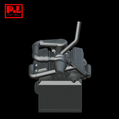 Chevrolet Engine V8 Turbo — 3D print STL files