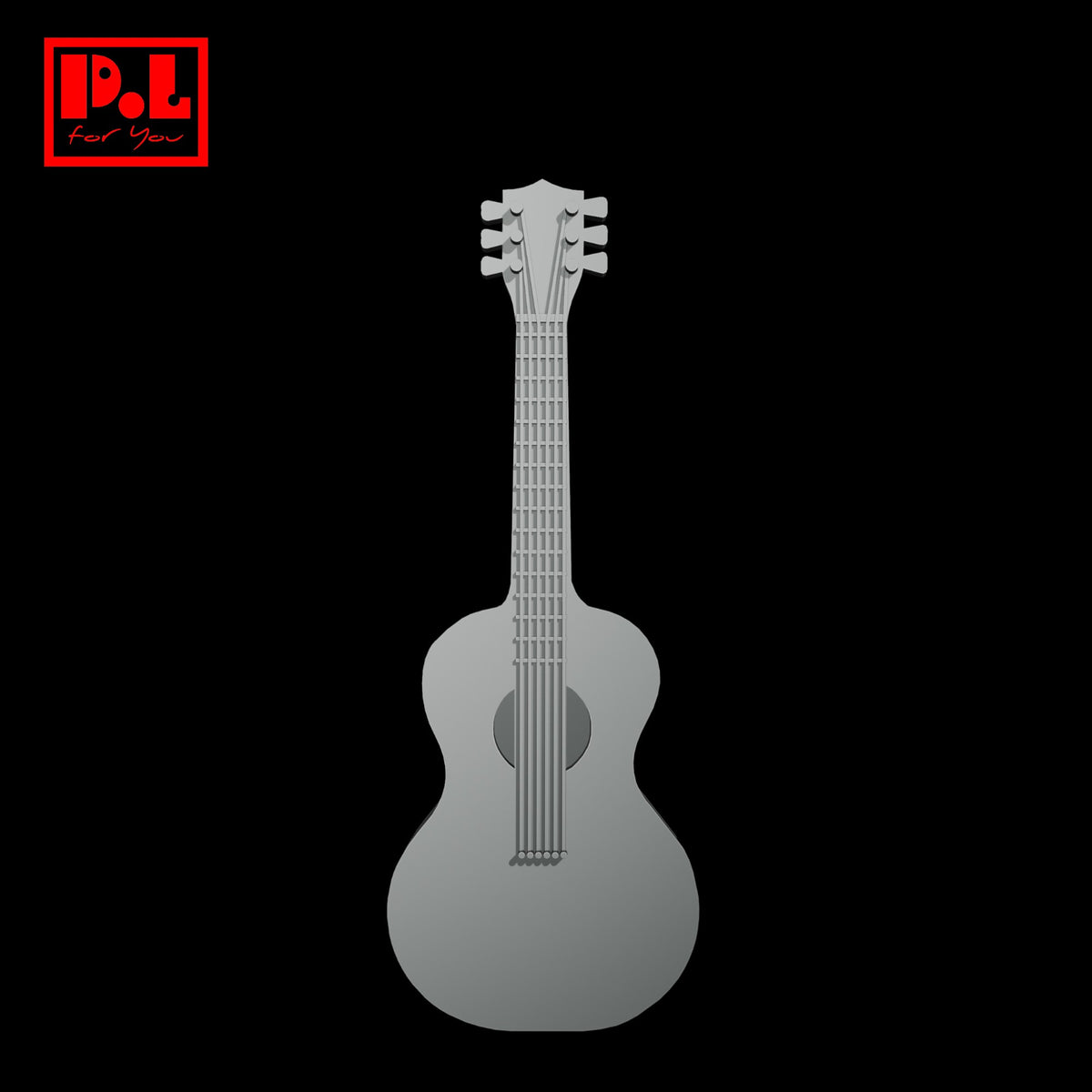Classical guitar — 3D print STL files