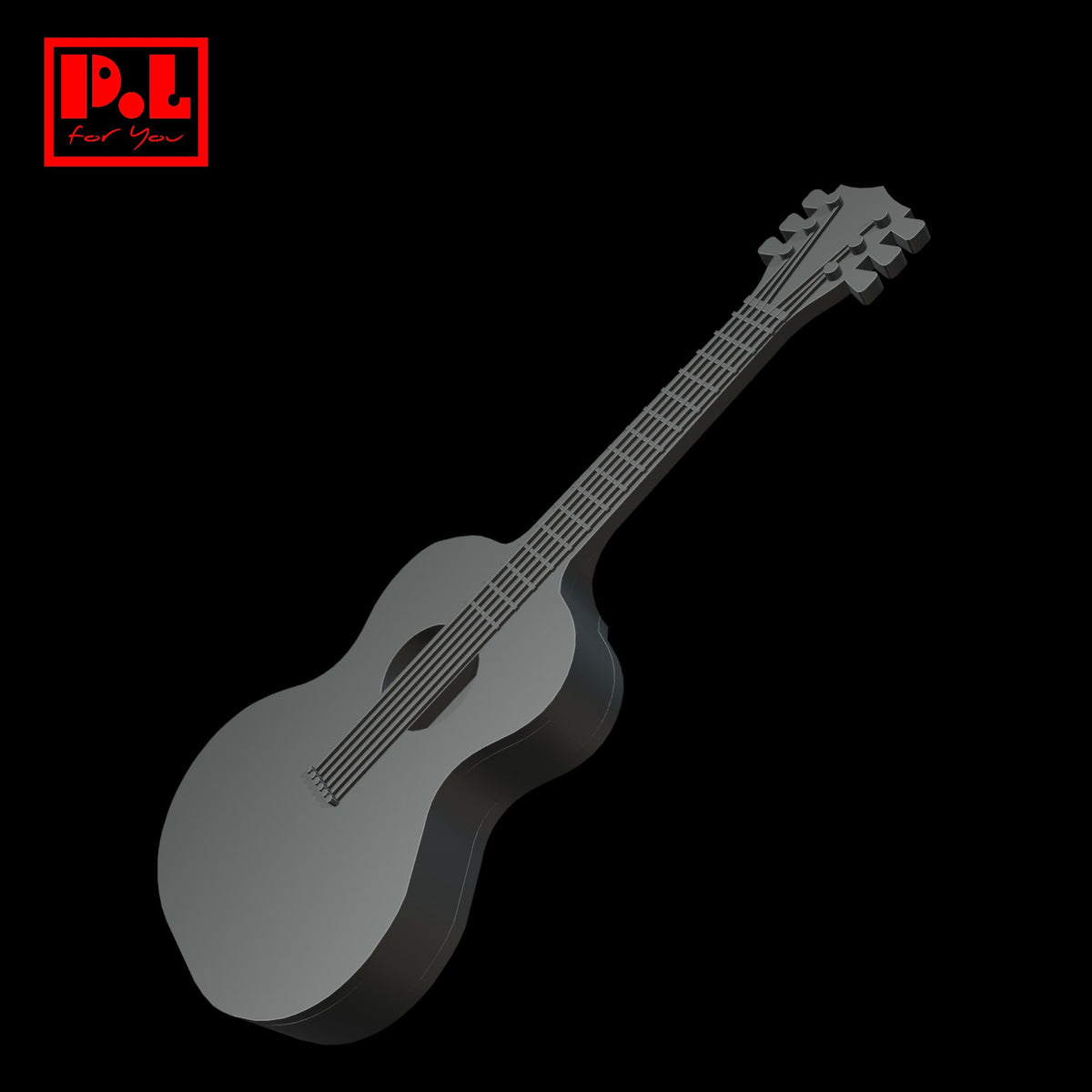 Classical guitar — 3D print STL files